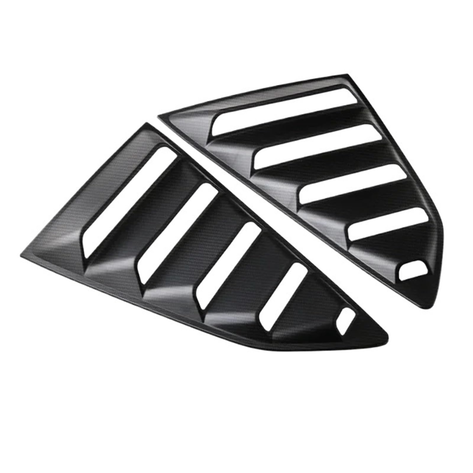 OWYTNRCJ Seitenfensterlamellen, kompatibel mit Chevy Camaro 2016–2022, Seitenlüftungsverkleidung, 2 Stück, Auto-Heckscheibenabdeckung, Spoiler-Passform(Carbon Fiber) von OWYTNRCJ