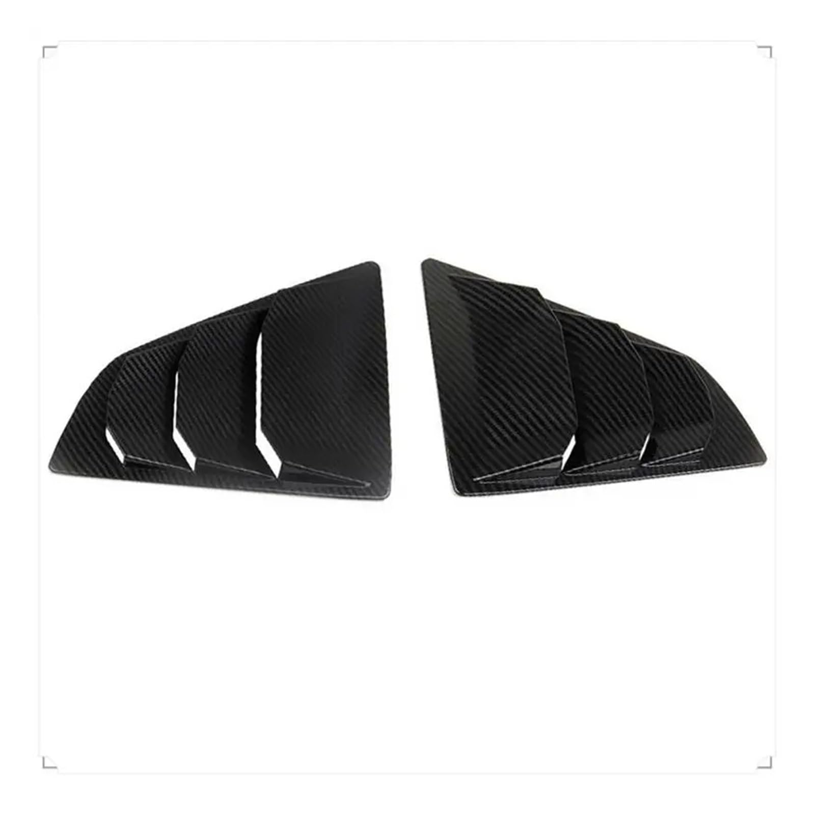 OWYTNRCJ Shutter Louver Kompatibel for Nissan 370Z Z34 2009-2020 Abdeckung Trim ABS Carbon Fiber Auto Hinten Seite Fenster Blind OWYTNRCJ Shutter Louver Kompatibel for Nissan 370Z Z34 2009-2020 Abdeckung Trim ABS Carbon Fiber Auto Hinten Seite Fenster Blind von OWYTNRCJ