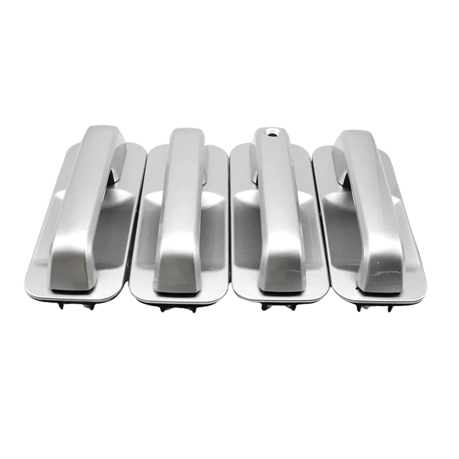 OWYTNRCJ Silberne Außentürgriffe vorne und hinten, Set FL3Z1522405AA, FL3Z1522404AH, FL3Z1626605AF, neu, kompatibel mit F150 2015–2020 von OWYTNRCJ