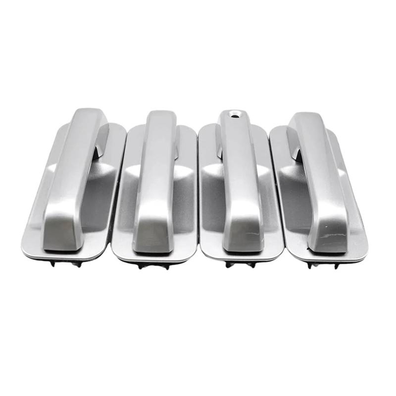 OWYTNRCJ Silberne Außentürgriffe vorne und hinten, Set FL3Z1522405AA, FL3Z1522404AH, FL3Z1626605AF, neu, kompatibel mit F150 2015–2020 von OWYTNRCJ