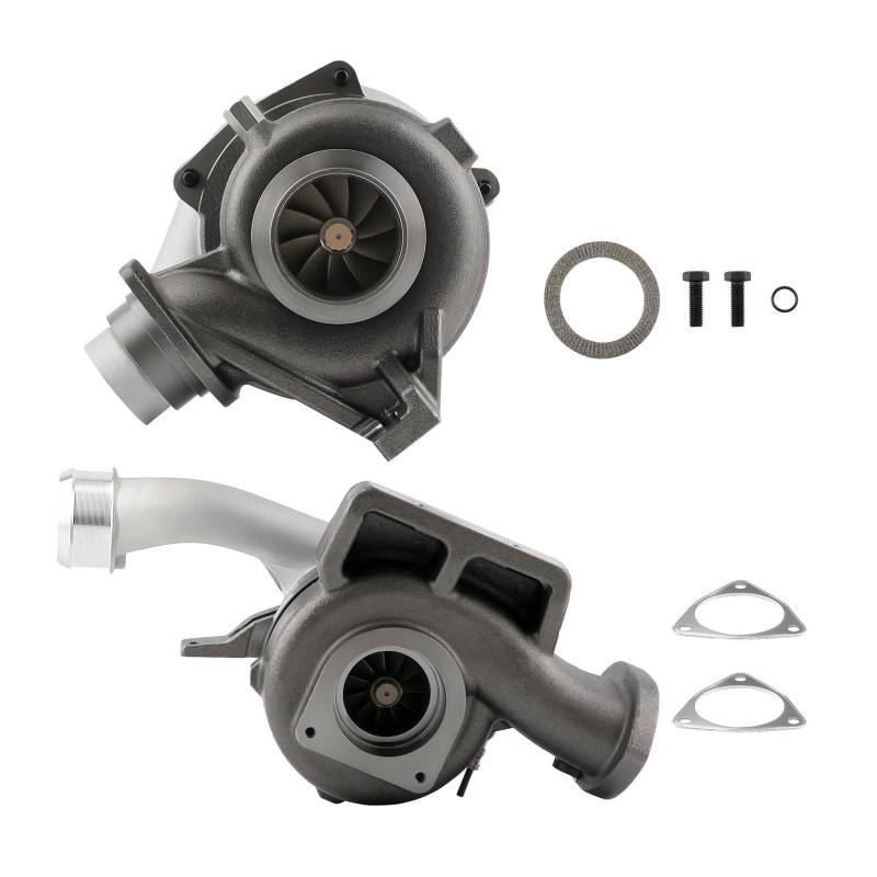 OWYTNRCJ Twin Turbos Kompatibel for F250 F350 F450 6.4L 2008-2010 V8 Turbolader Super Duty 8C3Z6K682B 8C3Z6K682BRM 1848300C96 von OWYTNRCJ
