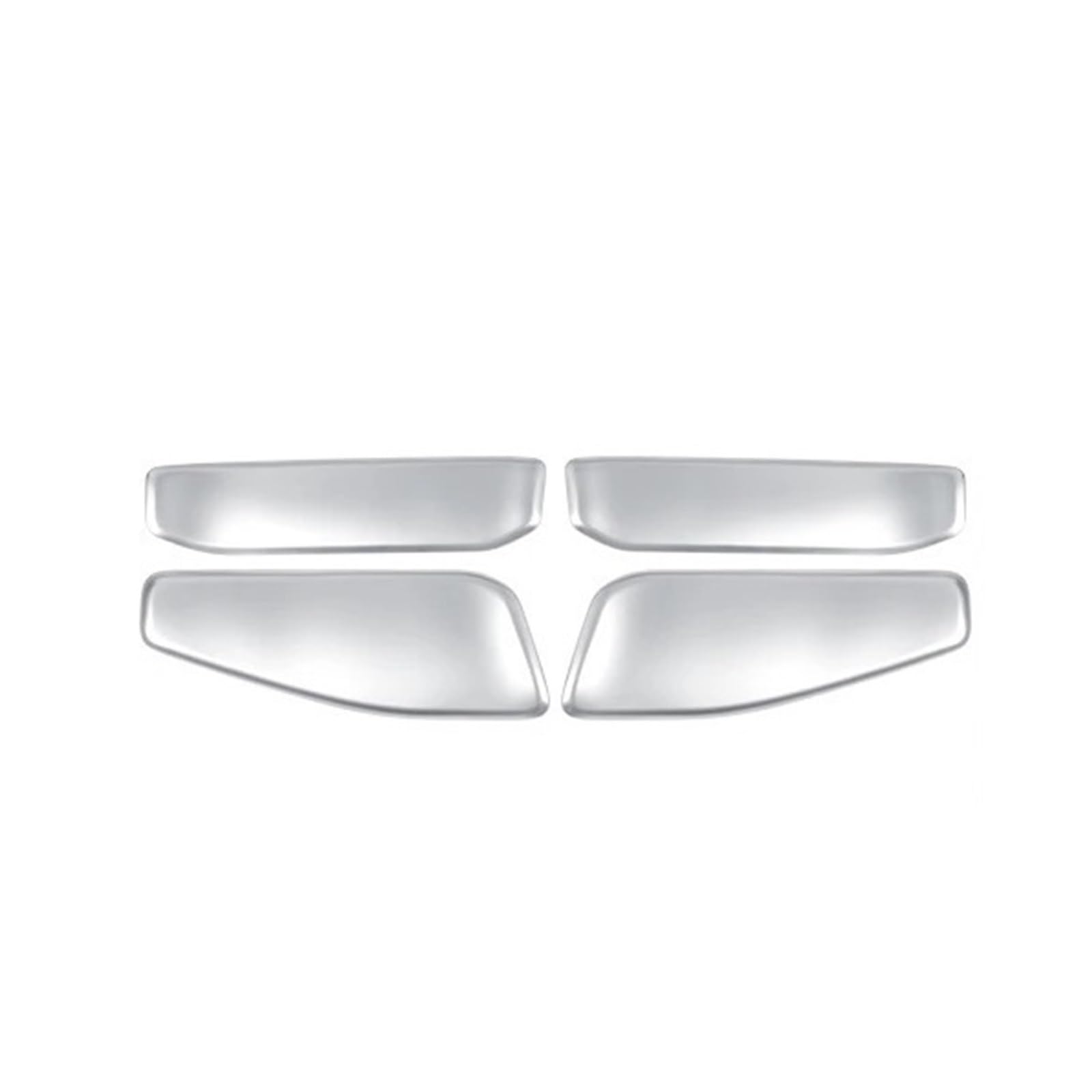 OWYTNRCJ Verbessertes Innenzubehör, kompatibel mit Toyota Land Cruiser 250 2024 2025 Prado LC250 1958 First Edition, Autotür-Dekorationsabdeckung(Silver) von OWYTNRCJ