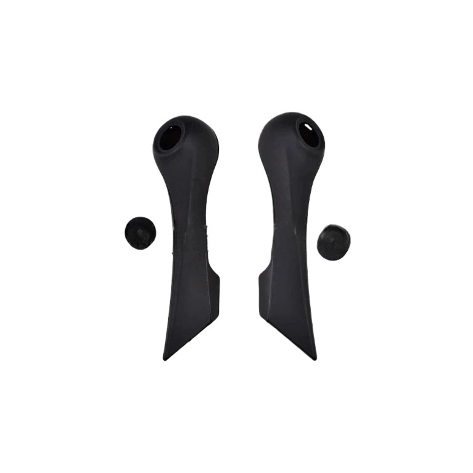 OWYTNRCJ Vorne Innen Tür Griff Grip Schwarz Links Oder Rechts 7701475315 7701475316 Kompatibel for Renault Megane MK2 2002-2009(Left and Right) von OWYTNRCJ