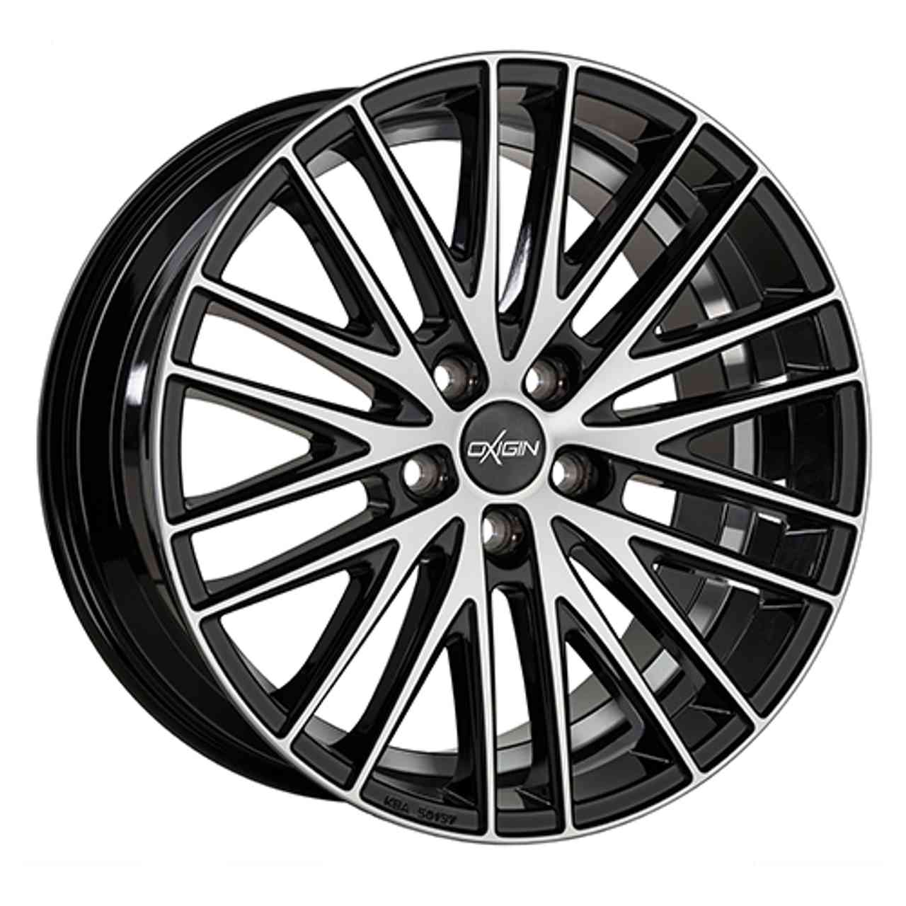 OXIGIN 19 OXSPOKE black full polish 7.5Jx17 5x108 ET45 von OXIGIN