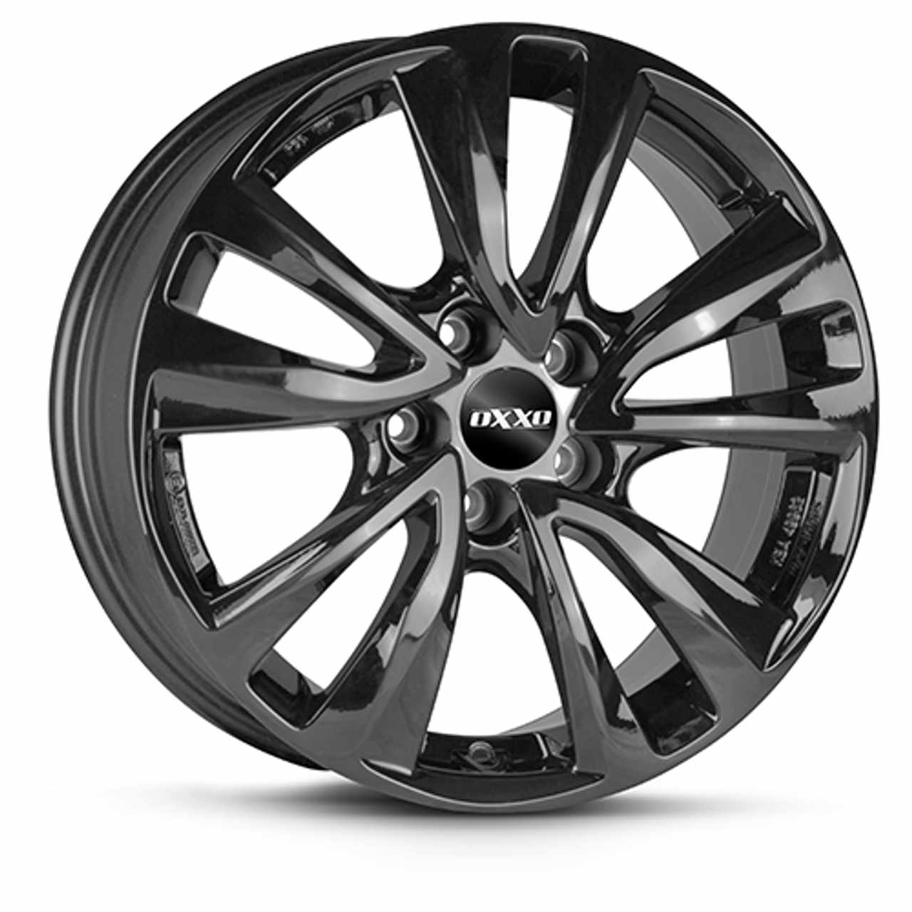 OXXO WHEELS OBERON 5 BLACK schwarz 7.0Jx17 5x114.3 ET47 von OXXO WHEELS