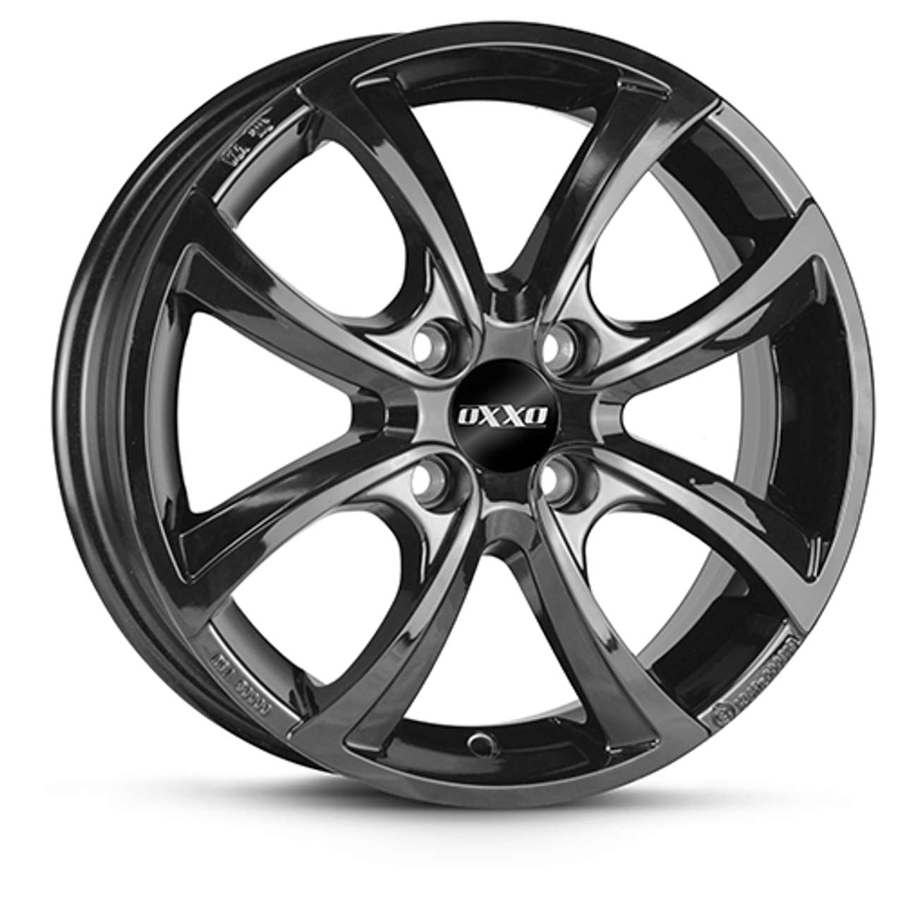 OXXO WHEELS TELESTO GLOSSY BLACK schwarz 5.5Jx15 4x100 ET36 von OXXO WHEELS