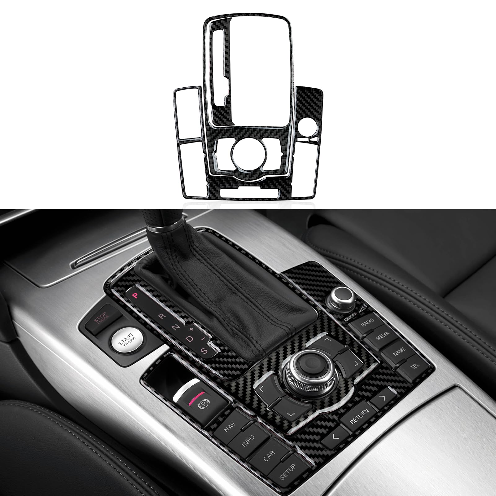 3PCS Auto Kohlefaser Schalttafel Aufkleber Trim Cover Decals Kompatibel mit A6 C6(2005-2011) /S6 C6(2006-2010) /RS6 C6 (2008-2010) Interieur Zubehör 3PCS Auto Kohlefaser Schalttafel Aufkleber Trim Cover Decals Kompatibel mit A6 C6(2005-2011) /S6 C6(2006-2010) /RS6 C6 (2008-2010) Interieur Zubehör von OYDDL