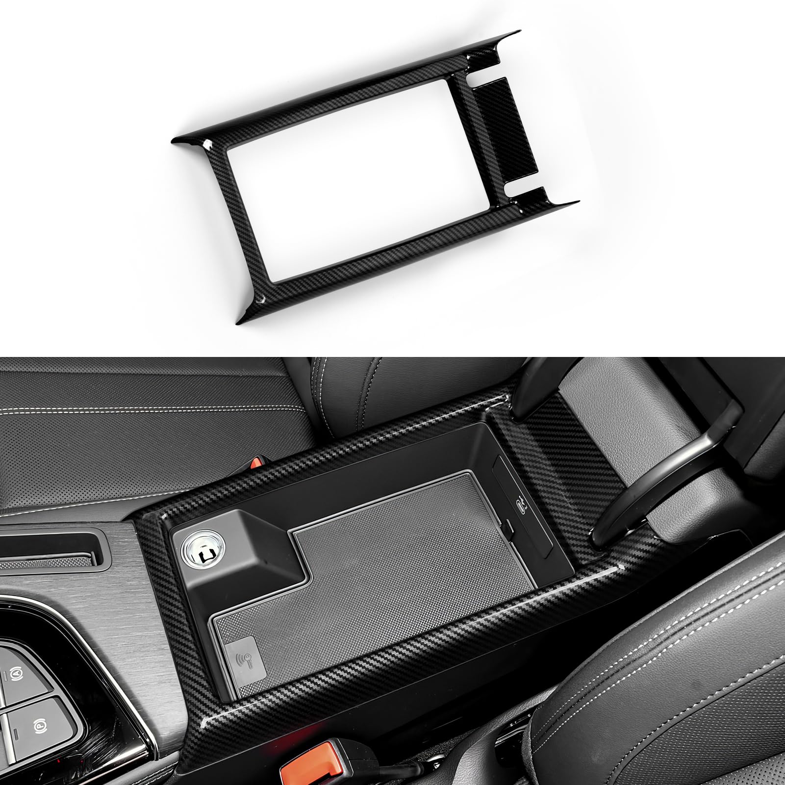 Auto ABS Kohlefaser Armlehnenkasten Panel Aufkleber Cover Armlehnenbox Trim Kompatibel mit A4 A5 2017 2018 2019 Interieur Zubehör Auto ABS Kohlefaser Armlehnenkasten Panel Aufkleber Cover Armlehnenbox Trim Kompatibel mit A4 A5 2017 2018 2019 Interieur Zubehör von OYDDL