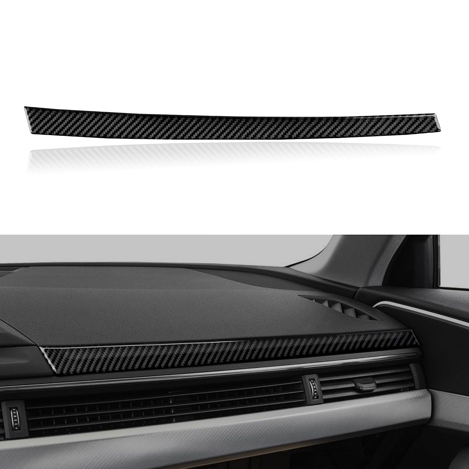 Auto Armaturenbrett Aufkleber Cover Kohlefaser Trim Kompatibel mit Audi A4 B9 2017 2018 2019 Interieur Zubehör Auto Armaturenbrett Aufkleber Cover Kohlefaser Trim Kompatibel mit Audi A4 B9 2017 2018 2019 Interieur Zubehör von OYDDL