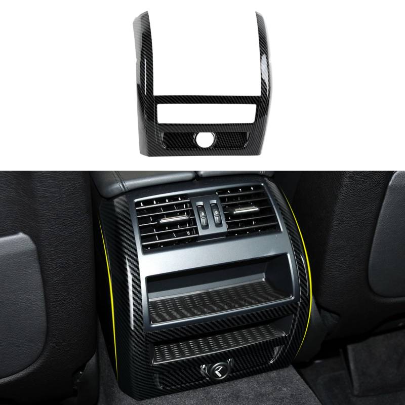 Auto Aufkleber ABS Kohlefaser Trim Kompatibel mit BMW 5er F10 F11 2011 2012 2013 2014 2015 2016 Zubehör von OYDDL