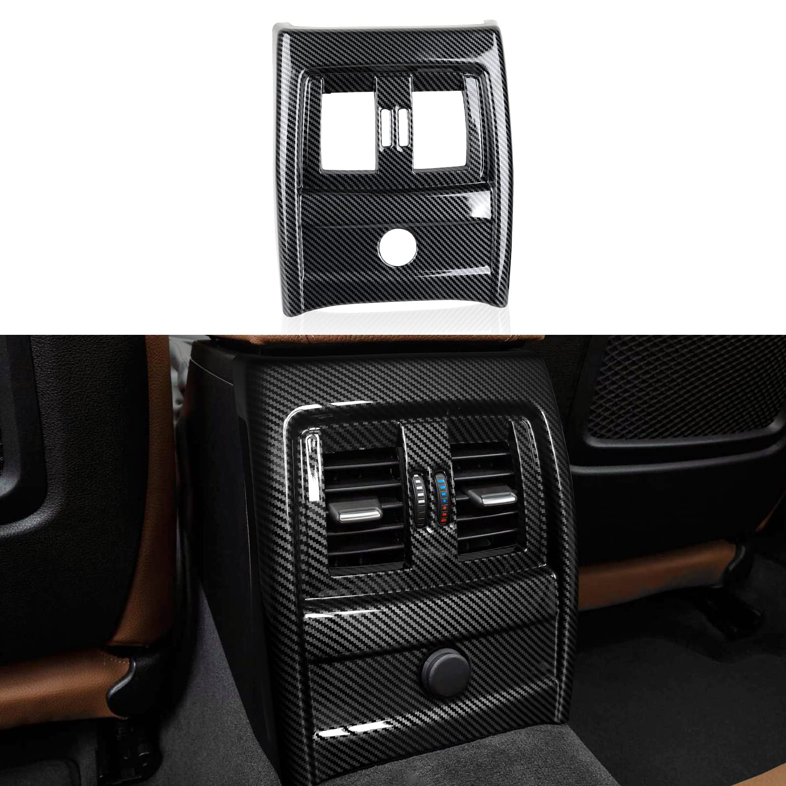 Auto Aufkleber ABS Trim Kompatibel mit BMW 3er 4er F30 F31 F34 3GT F32 F33 F36 Zubehör (Rear AC) von OYDDL