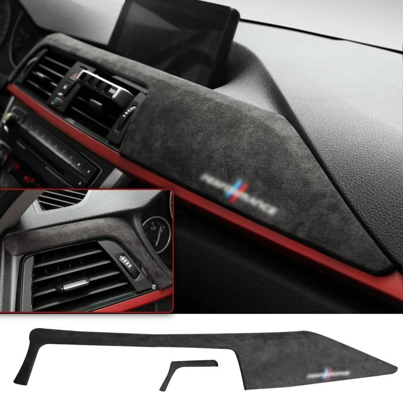 Auto Aufkleber Kohlefaser Armaturenbrett Abdeckung Interieurleisten Trim Kompatibel mit BMW F30 F31 F32 F34 F36 3GT 3 4er Zubehör von OYDDL