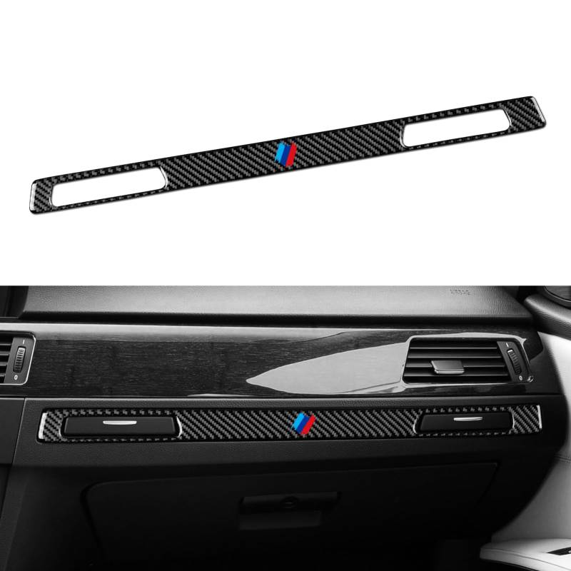 Auto Kohlenstoff Wasserbecherhalter Verkleidung Aufkleber Kompatibel mit 3er E90 E92 E93 2005 2006 2007 2008 2009 2010 2011 2012 Zubehör von OYDDL