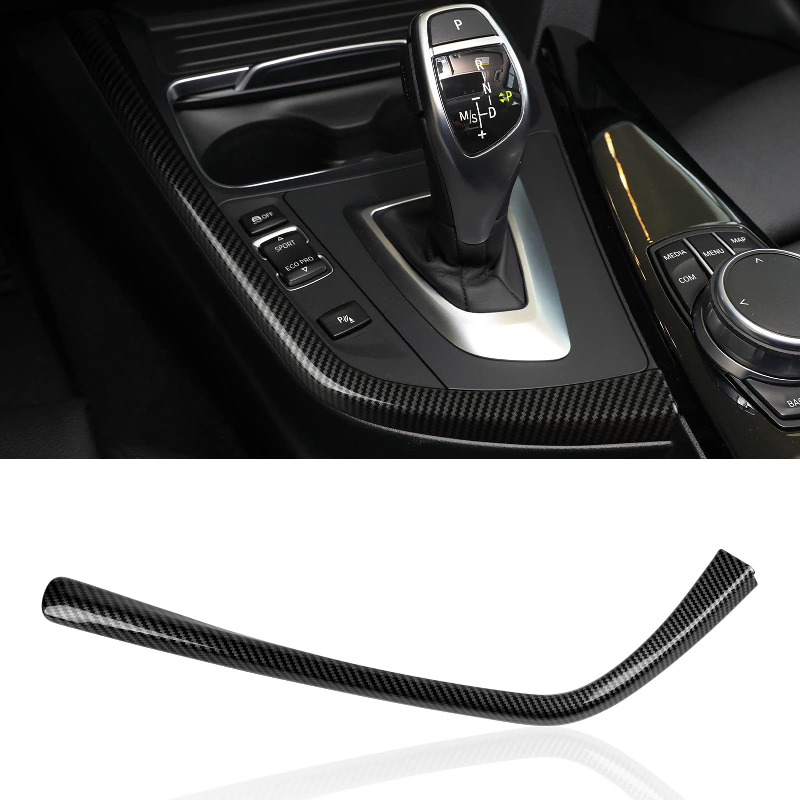 Auto Schalthebel Verkleidung Aufkleber Multimedia Zierleiste Interieurleisten ABS Umschalttafel kompatibel mit BMW F30 F31 F34 3GT F32 F33 F36 Accessories Auto Schalthebel Verkleidung Aufkleber Multimedia Zierleiste Interieurleisten ABS Umschalttafel kompatibel mit BMW F30 F31 F34 3GT F32 F33 F36 Accessories von OYDDL