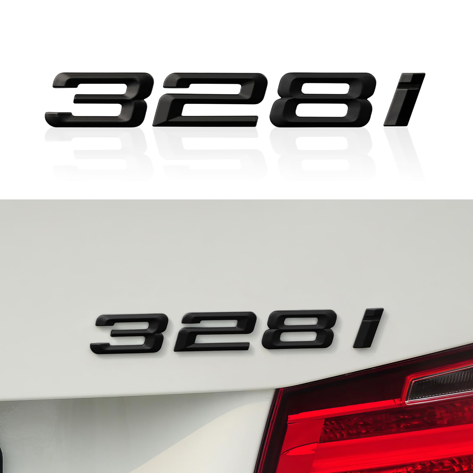 Mattschwarz Auto Nummer Anzahl Buchstaben Wort Kofferraum Embleme ABS Abzeichen Aufkleber Brief Stamm Deckel Kompatibel mit BMW 3er 328i Dekoration Zubehör Mattschwarz Auto Nummer Anzahl Buchstaben Wort Kofferraum Embleme ABS Abzeichen Aufkleber Brief Stamm Deckel Kompatibel mit BMW 3er 328i Dekoration Zubehör von OYDDL