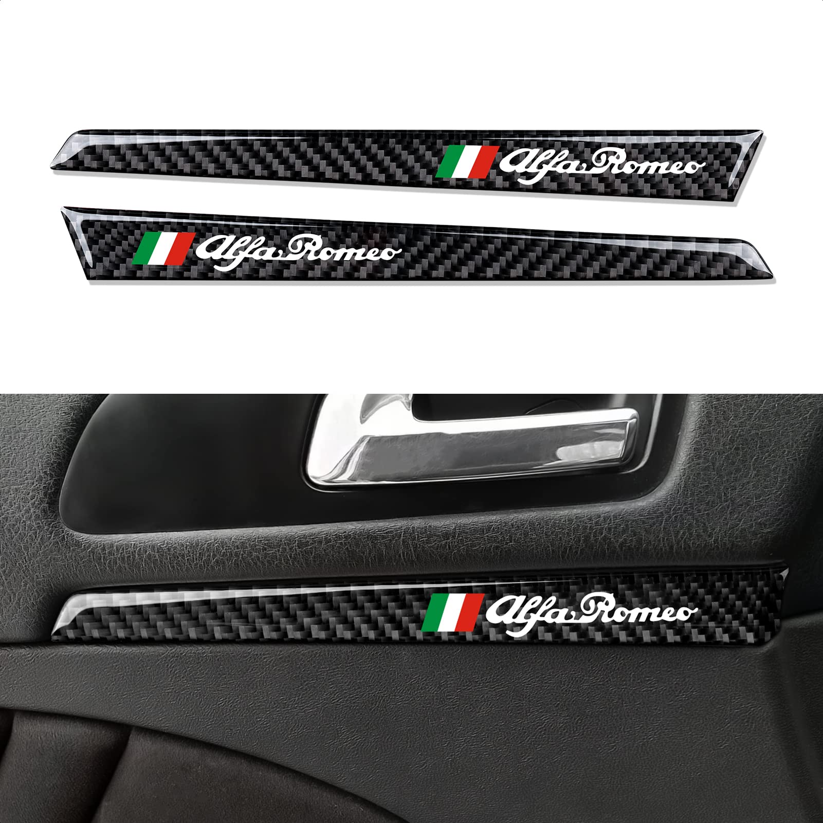 OYDDL 2PCS Auto Türverkleidungen Aufkleber Trim Kohlfaser Trim Kompatibel mit Alfa Romeo 159 939 2004 2005 2006 2007 2008 2009 2010 2011 Interieur Zubehör OYDDL 2PCS Auto Türverkleidungen Aufkleber Trim Kohlfaser Trim Kompatibel mit Alfa Romeo 159 939 2004 2005 2006 2007 2008 2009 2010 2011 Interieur Zubehör von OYDDL