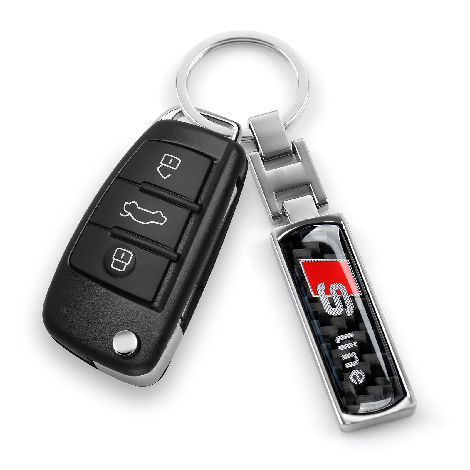 Universal Auto Kohlefaser Schlüsselanhänger Cover Logo Passend Kompatibel mit Audi A1 A2 A3 A4 A5 A6 A7 A8 Q2/Q3/Q4 e-tron/Q5/Q7/Q8 Q3 Q8 S3 S4 S5 S6 S7 S8 TT Zubehör Universal Auto Kohlefaser Schlüsselanhänger Cover Logo Passend Kompatibel mit Audi A1 A2 A3 A4 A5 A6 A7 A8 Q2/Q3/Q4 e-tron/Q5/Q7/Q8 Q3 Q8 S3 S4 S5 S6 S7 S8 TT Zubehör von OYDDL
