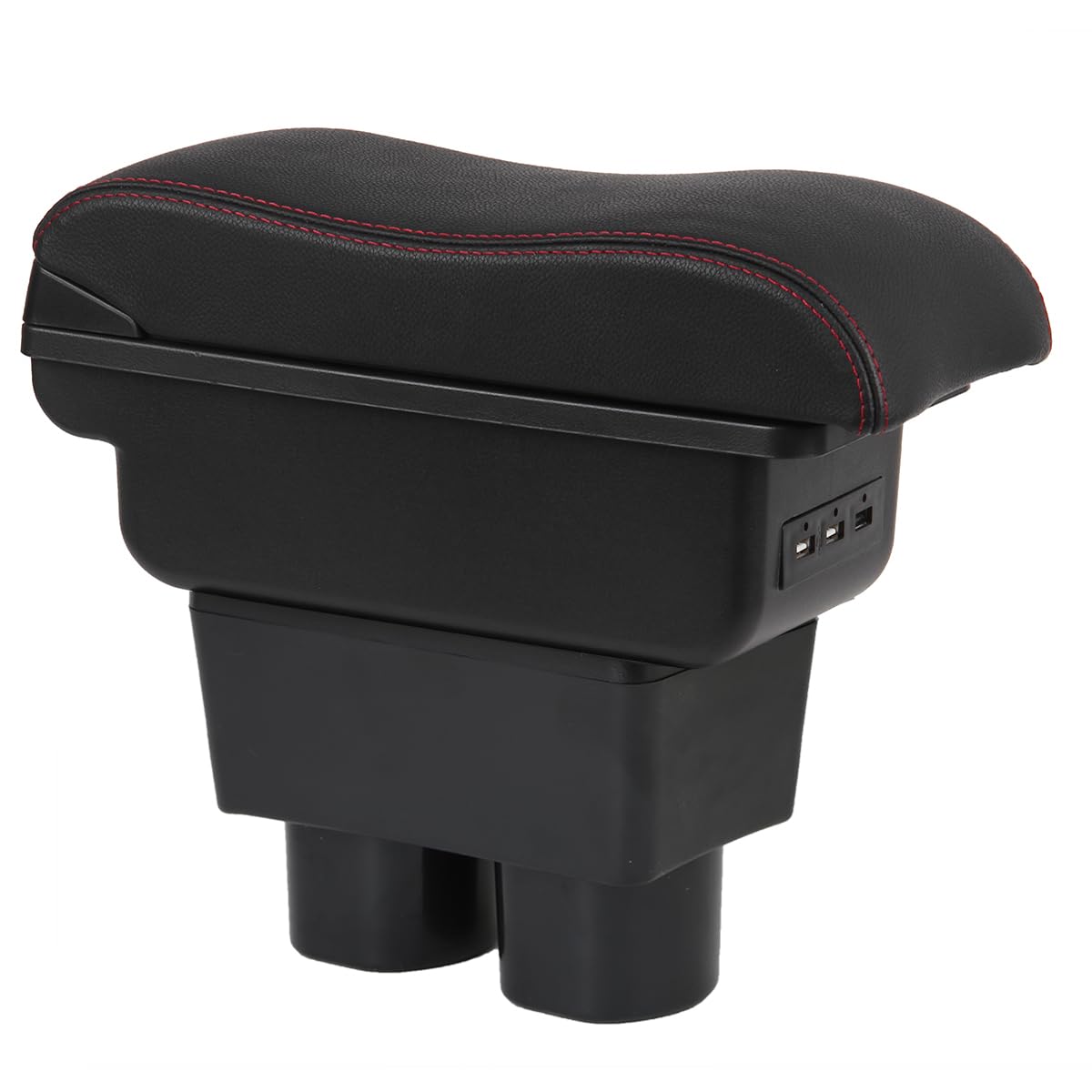 Auto Armlehne compatible with Ford Ka/Ka Plus Armlehnen Mittelkonsole Armstütze Armauflage Zentraler Staukasten Schwarz mit roten Nähten Auto Armlehne compatible with Ford Ka/Ka Plus Armlehnen Mittelkonsole Armstütze Armauflage Zentraler Staukasten Schwarz mit roten Nähten von OYHCM