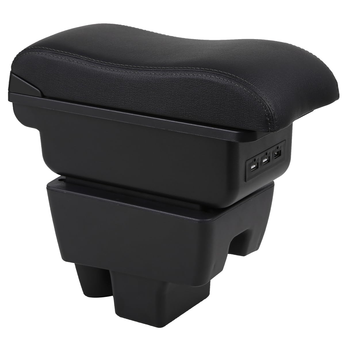 Auto Armlehne compatible with Skoda RAPID Armlehnen 2013-2018 Mittelkonsole Armstütze Schwarz Armauflage Zentraler Staukasten mit 3 USB-Anschlüssen Auto Armlehne compatible with Skoda RAPID Armlehnen 2013-2018 Mittelkonsole Armstütze Schwarz Armauflage Zentraler Staukasten mit 3 USB-Anschlüssen von OYHCM