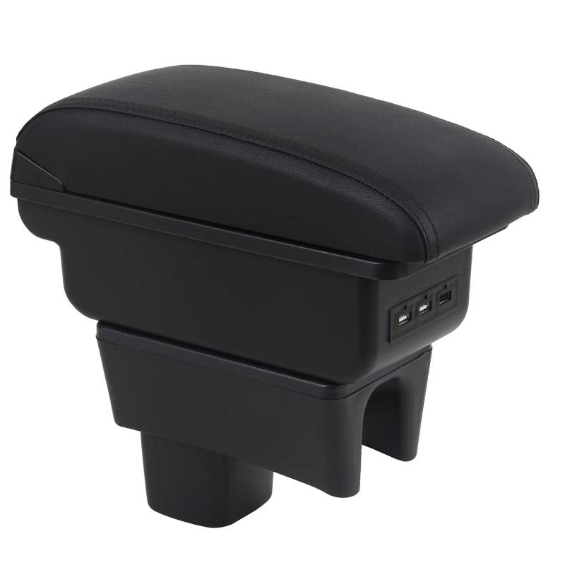 OYHCM Autozubehor Armlehne für Suzuki Swift Armlehnen 2005-2020 Zweilagige Armauflage Schwarz von OYHCM