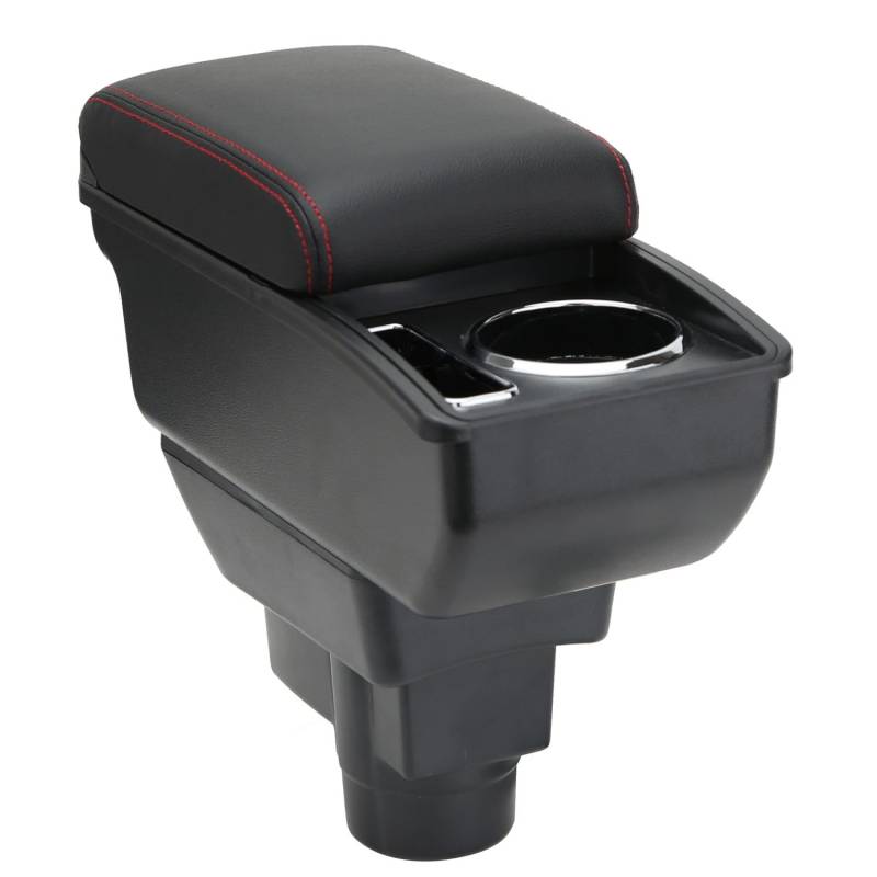 OYHCM Auto Armlehne für Opel Corsa D 2006-2014 Mittelkonsole Armauflage Autozubehör Mittelarmlehne mit Stauraum verstellbar Einfache Montage von OYHCM