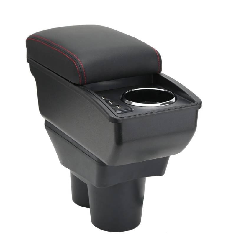 OYHCM Auto Armlehne für Opel Corsa E 2014-2020 Mittelkonsole Armauflage Autozubehör Mittelarmlehne mit Stauraum verstellbar Einfache Montage von OYHCM