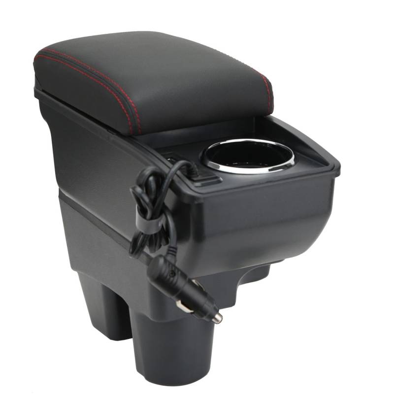 OYHCM Auto Armlehne für Toyota Yaris Elegant GR 2021-2025 Mittelkonsole Armauflage Autozubehör Mittelarmlehne mit Stauraum verstellbar Einfache Montage von OYHCM