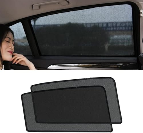 UV-blockierender Auto-Seitenfenster-Sonnenschutz für Audi A3 Sportback 8V 2016-2020, Privatsphäre Sonnenschutz Atmungsaktives,2 Rear-Window von OYTHO