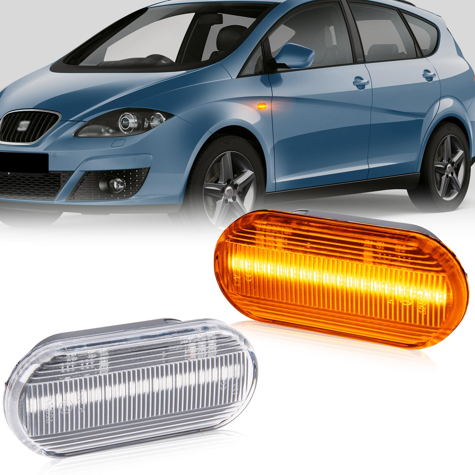 OZ-LAMPE 2 Stück LED Blinker Seitenblinker für VW Amarok Caddy Golf Polo Sharan MK2 MK3 MK4 Fox Jett-a Lupo Pass-at Transporter T5 Up Vento SEA-T/For-d,Blinker mit Canbus Fehlerfrei,Schwarz OZ-LAMPE 2 Stück LED Blinker Seitenblinker für VW Amarok Caddy Golf Polo Sharan MK2 MK3 MK4 Fox Jett-a Lupo Pass-at Transporter T5 Up Vento SEA-T/For-d,Blinker mit Canbus Fehlerfrei,Schwarz von OZ-LAMPE