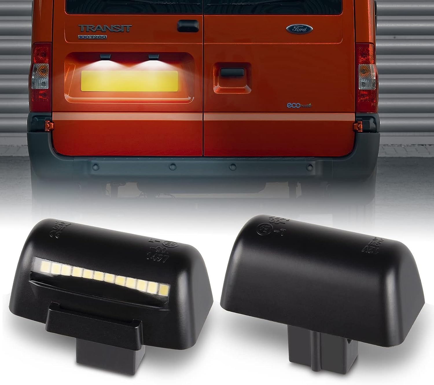 OZ-LAMPE LED Kennzeichenbeleuchtung für Ford Transit MK5 MK6 MK7,Kennzeichen mit CAN-Bus,Leichte Installation Kennzeichenleuchten,Nummernschildbeleuchtung LED 2 Stücke von OZ-LAMPE