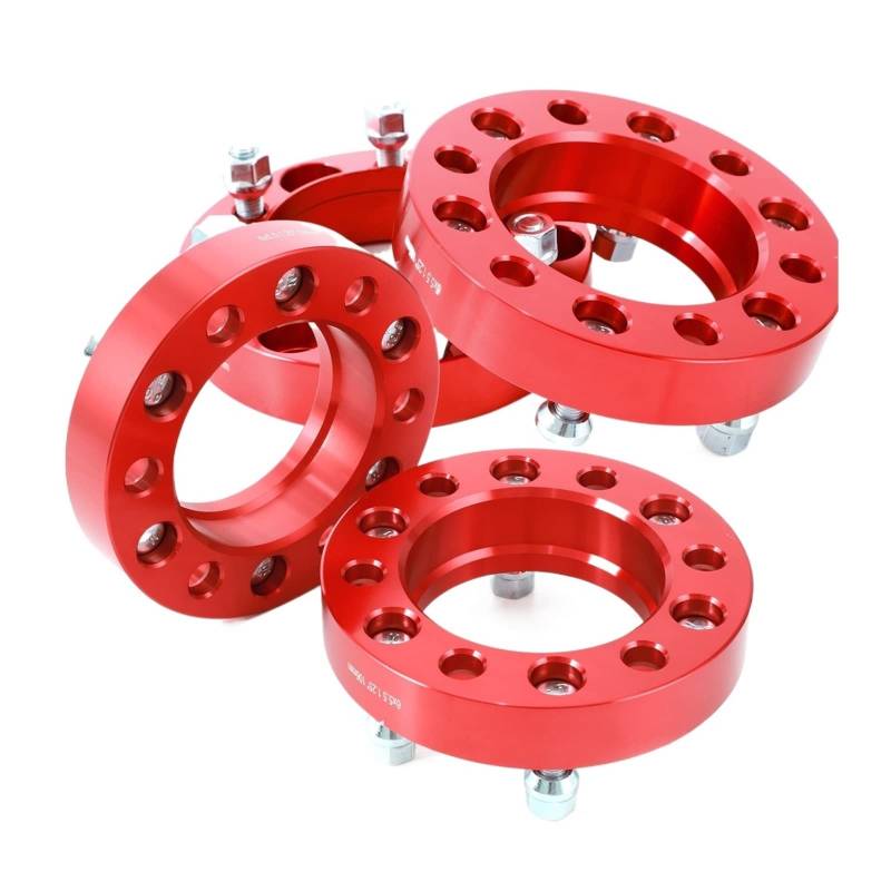 100% brandneue 4 Stück 1,25 Zoll Hubcentric Black Wheel Spacers Adapter 6 x 5,5 Kompatibel für Tacoma 4-Runner FJ Geschmiedeter Aluminium-Autoflansch von OZBADCLZ