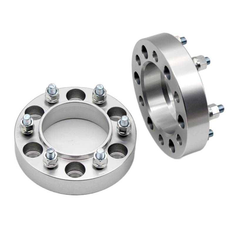 2 STÜCKE 25/30/35/40/45mm PCD 6x114,3 CB=67,1 oder 71,6mm Spurverbreiterungen Adapter 6 Lug Kompatibel Für Universal Auto M12x1,5 Oder M1/2(2PCS CB 71.6 45mm) von OZBADCLZ