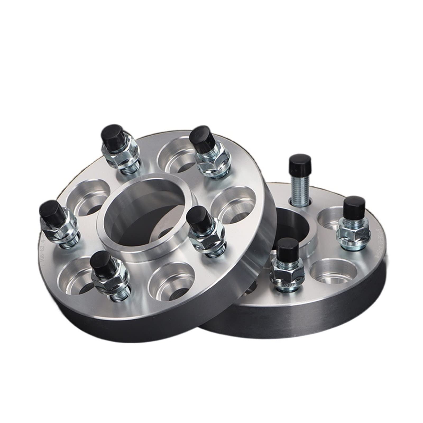 2 stück 25/30/35/40mm PCD 5x120 CB 72,56 Mm Rad Spacer Adapter Kompatibel für Land Rover Discovery 3/4/5 LR4 Range Rover Und BMW Serie(2PCS 35mm Silver) von OZBADCLZ