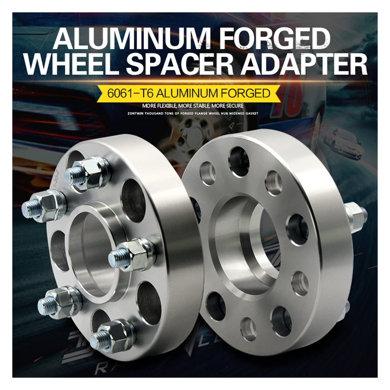 2 stücke 20/25/35mm PCD 5x110 CB 65,1mm Rad Spacer Adapter Kompatibel Für Jeep Cherokee Liberty Renegade Und Dodge Dart Und Fiat Und Chrysler(2PCS 60mm Silver) von OZBADCLZ