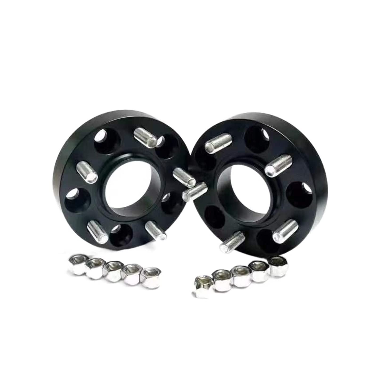 2PCS Espaciadores De Rueda Spurverbreiterungen 5x 114,3 56,1mm Aluminium Elargisseur De Voie Adapter Kompatibel Für Subaru Impreza separadores(2PCS 25mm) von OZBADCLZ