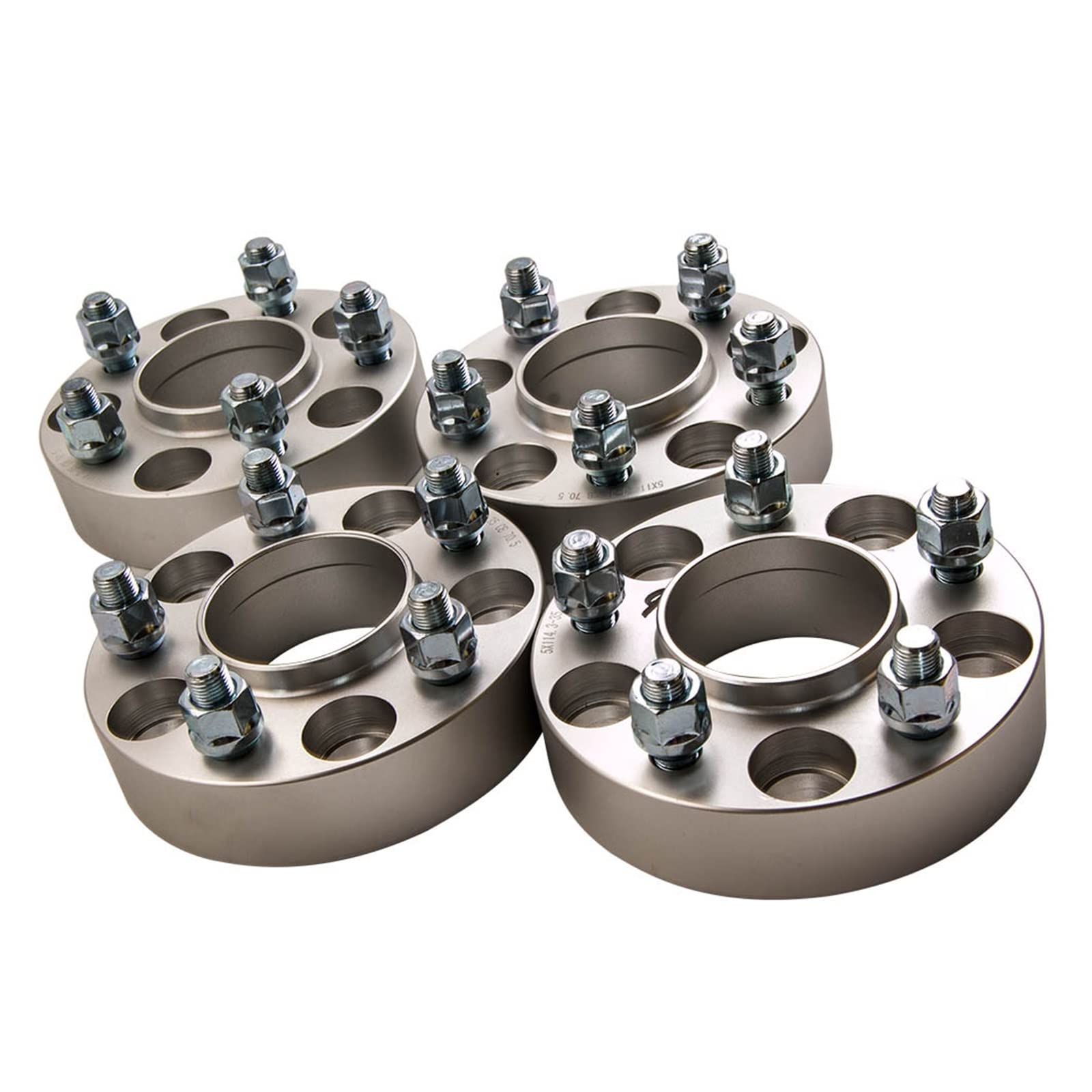 35-mm-Raddistanzadapter HubCentric 5 x 114,3 5 x 4,5 Zoll, kompatibel mit Ford Falcon AU BA BF FG, für Ford Falcon-Modelle 1,5 Zoll (35 mm) von OZBADCLZ