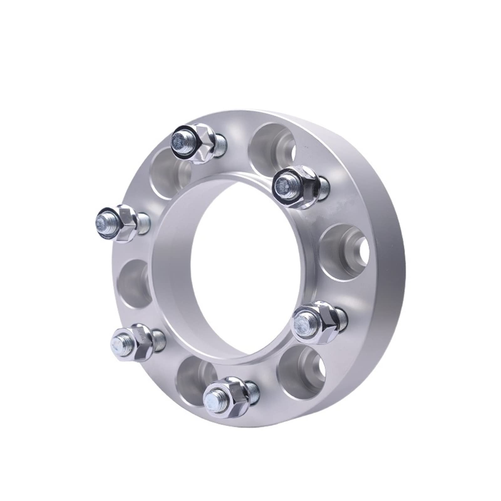 Embers Spurverbreiterung 6x139,7 CB 106,1, kompatibel mit Toyota Land Cruiser Prado Hilux und Revo Vigo, geschmiedete Aluminiumlegierung, 2 Stück (1 Paar)(Silver Speace 30mm) von OZBADCLZ