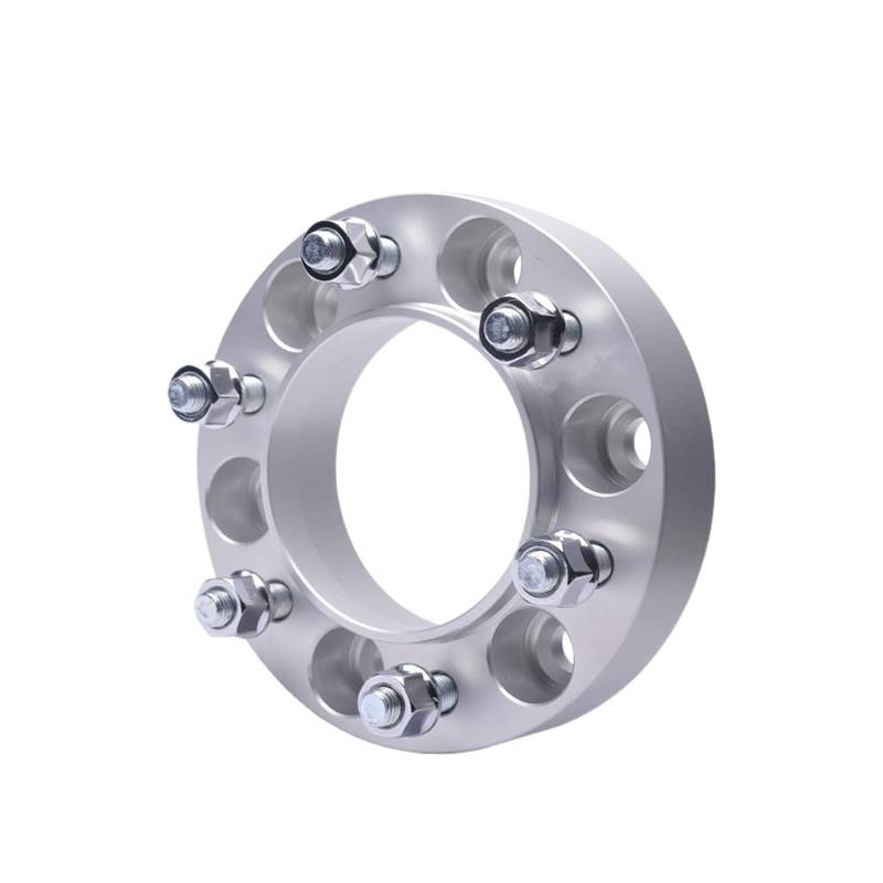 Embers Spurverbreiterung 6x139,7 CB 106,1, kompatibel mit Toyota Land Cruiser Prado Hilux und Revo Vigo, geschmiedete Aluminiumlegierung, 2 Stück (1 Paar)(Silver Speace 35mm) von OZBADCLZ