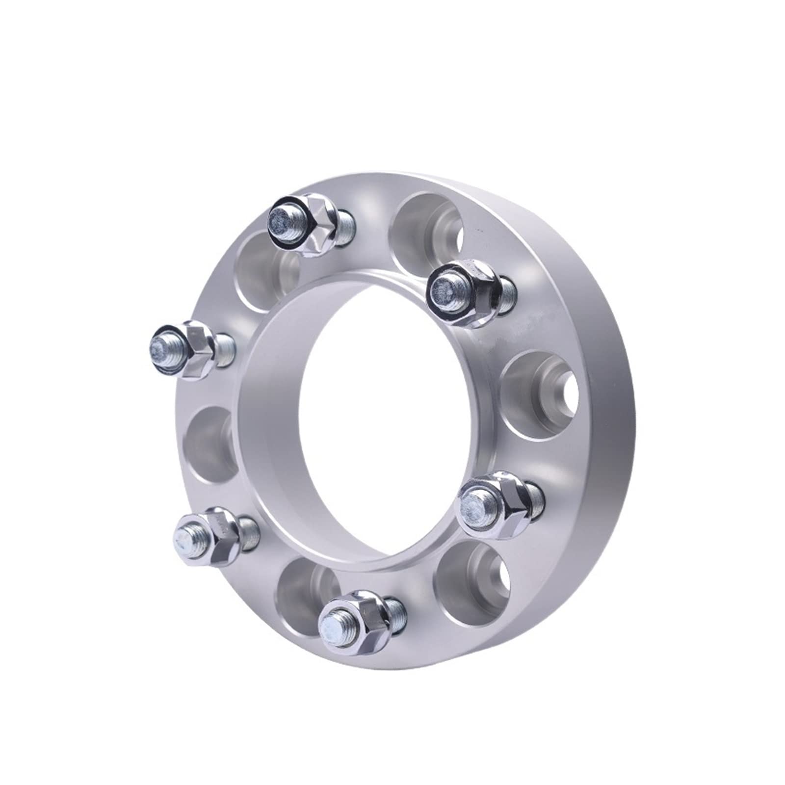 Spurverbreiterung-Adapter PCD 6x139,7 CB 67,1 mm, kompatibel mit Mitsubishi Pajero Separador und Toyota Hiace, geschmiedete Aluminiumlegierung, 2 Stück (1 Paar)(2PC Silver 35mm) von OZBADCLZ
