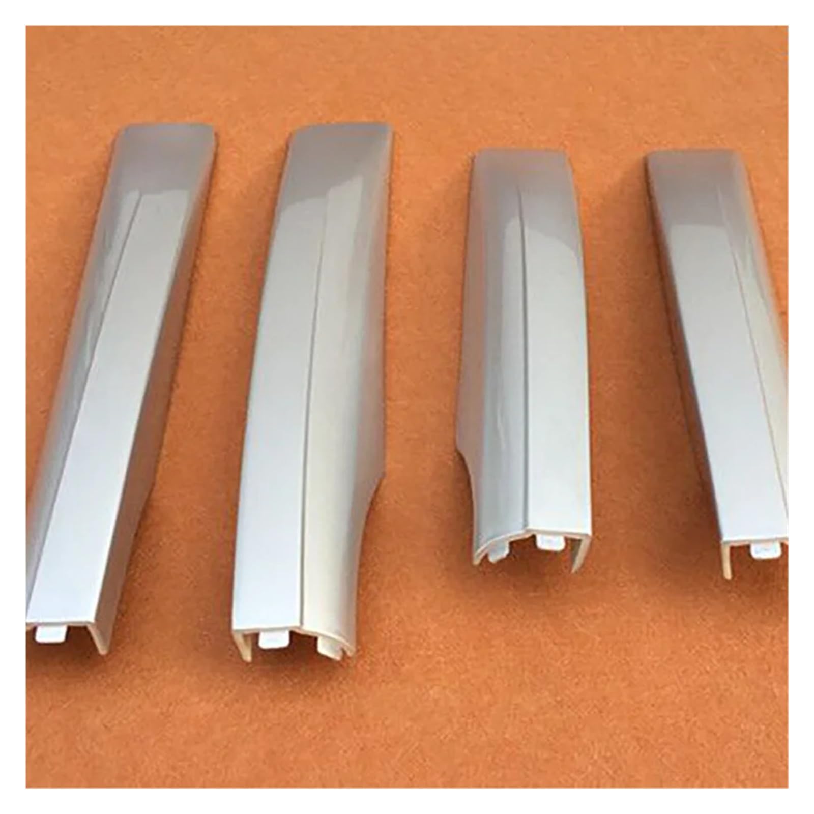 OZCCH 1-teilige Schutzkappe for Dachgepäckträger, silberfarben, ABS-Kunststoff, kompatibel mit Mazda CX-5 2012-2016, 2WD/4WD, Schutzkappe(Front Left 4WD) von OZCCH