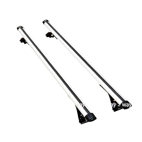 OZCCH 2er-Pack universelle 125 cm Dachgepäckträger-Querträger – Robuste Aluminium-Schockschienen for Fahrradträger, Gepäckkörbe und Dachboxen – Passend for die meisten Autos/SUVs/LKWs von OZCCH