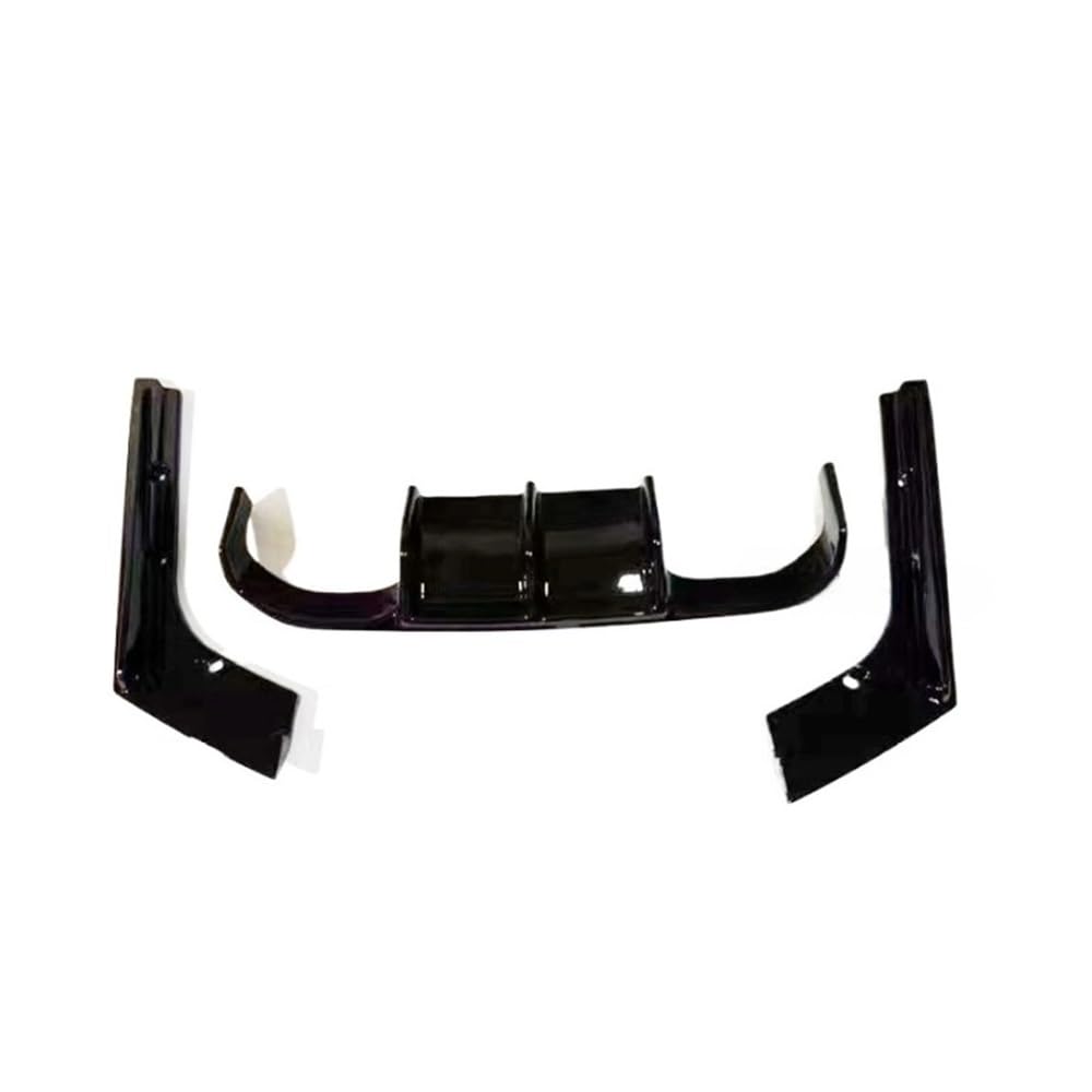 OZCCH 3-teilige Heckdiffusor-Verkleidungen in ABS-Karbonfaser-Optik, kompatibel mit BMW 3er F30 Facelift AN M3 Stoßstange 2012-2020 – Kratzfestes sportliches Styling-Kit(A) von OZCCH