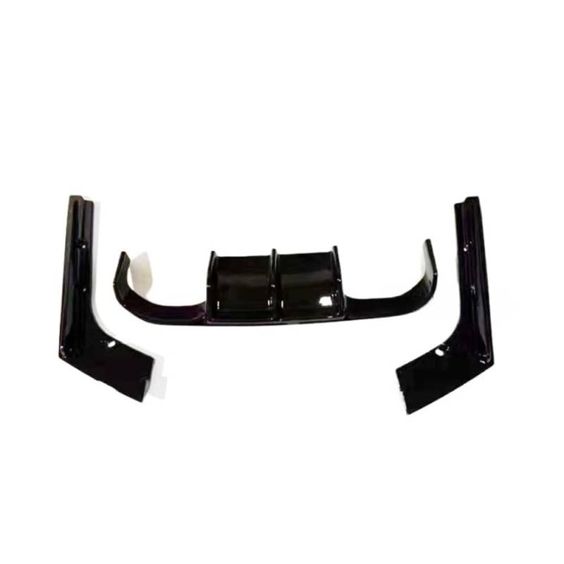 OZCCH 3-teilige Heckdiffusor-Verkleidungen in ABS-Karbonfaser-Optik, kompatibel mit BMW 3er F30 Facelift AN M3 Stoßstange 2012-2020 – Kratzfestes sportliches Styling-Kit(A) von OZCCH