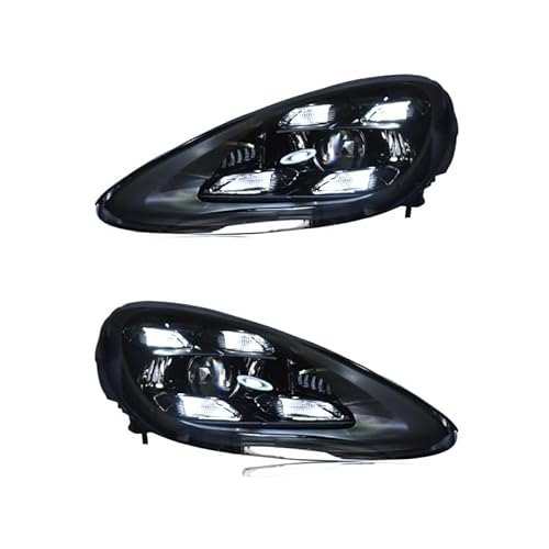 OZCCH 958,1 auto Scheinwerfer Kompatibel for Cayenne 2011-2014 Upgrade 2019 Pdls Stil Volle(Right,YELLOW_HALOGEN) von OZCCH