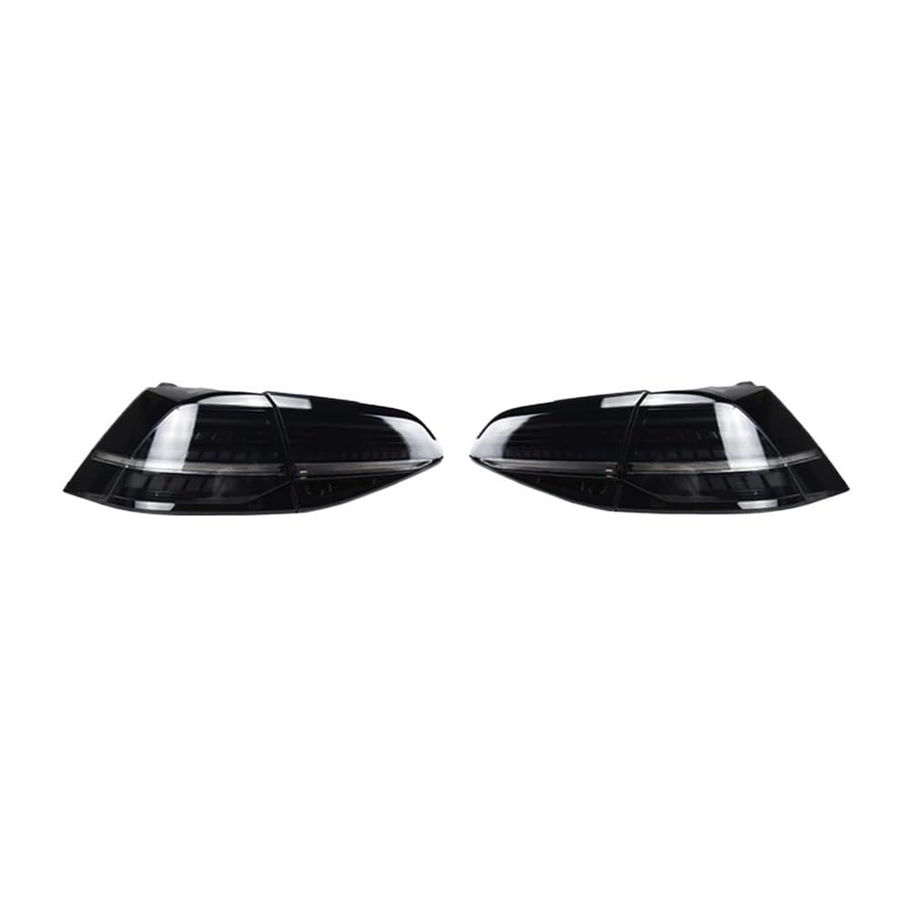 OZCCH Auto-Styling Rücklicht-Montage Kompatibel for VW MK6 GOLF 7 MK7 2013-2016 Rücklicht DRL Dynami Blinker Bremse Rückwärts Auto Zubehör(2PCS Smoker Color) von OZCCH