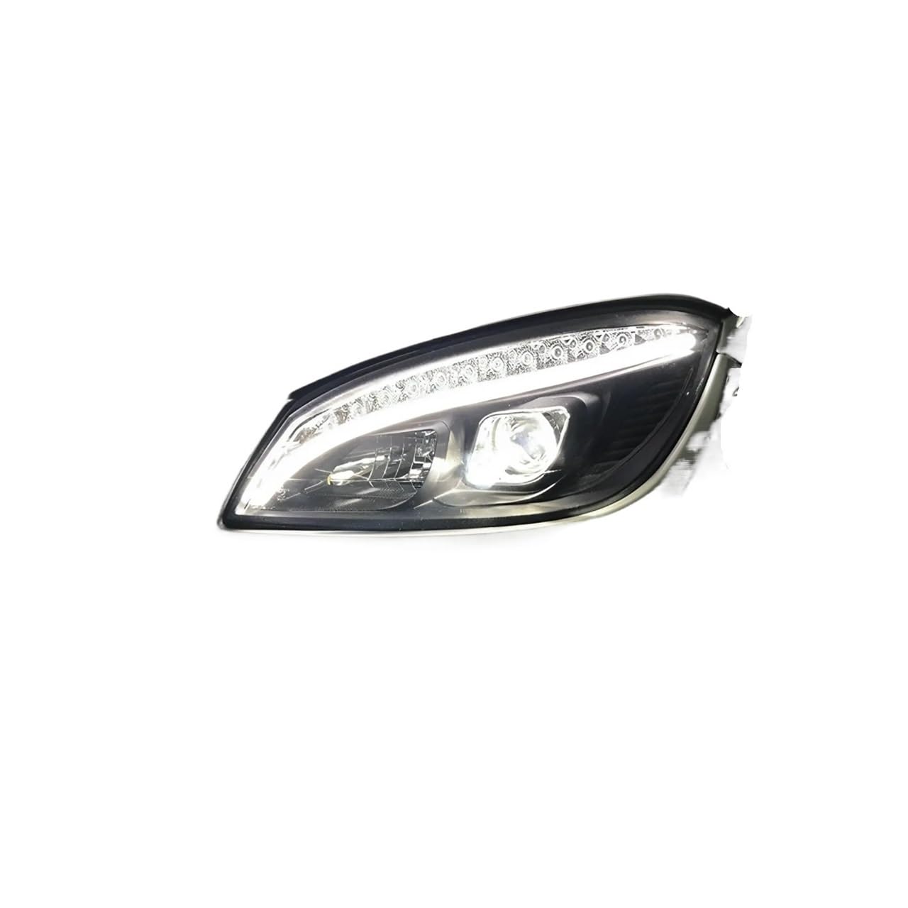 OZCCH Auto-Styling-Scheinwerfer, kompatibel for Benz W204 2007–2010, Scheinwerfer, Angel Eyes, DRL, Blinker, Lichtprojektor, Autozubehör(XN) von OZCCH