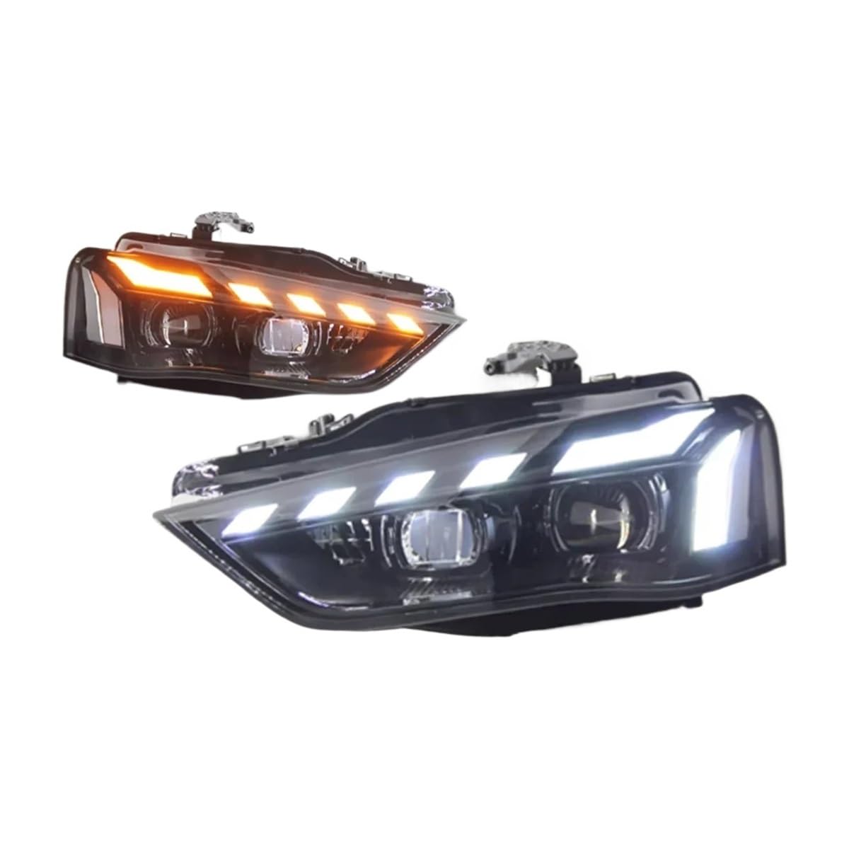 OZCCH Autolicht kompatibel for Audi A4 2013–2016 Scheinwerfer-Projektor-Kopflampe Tagfahrlicht Autozubehör(Original is Halogen) von OZCCH