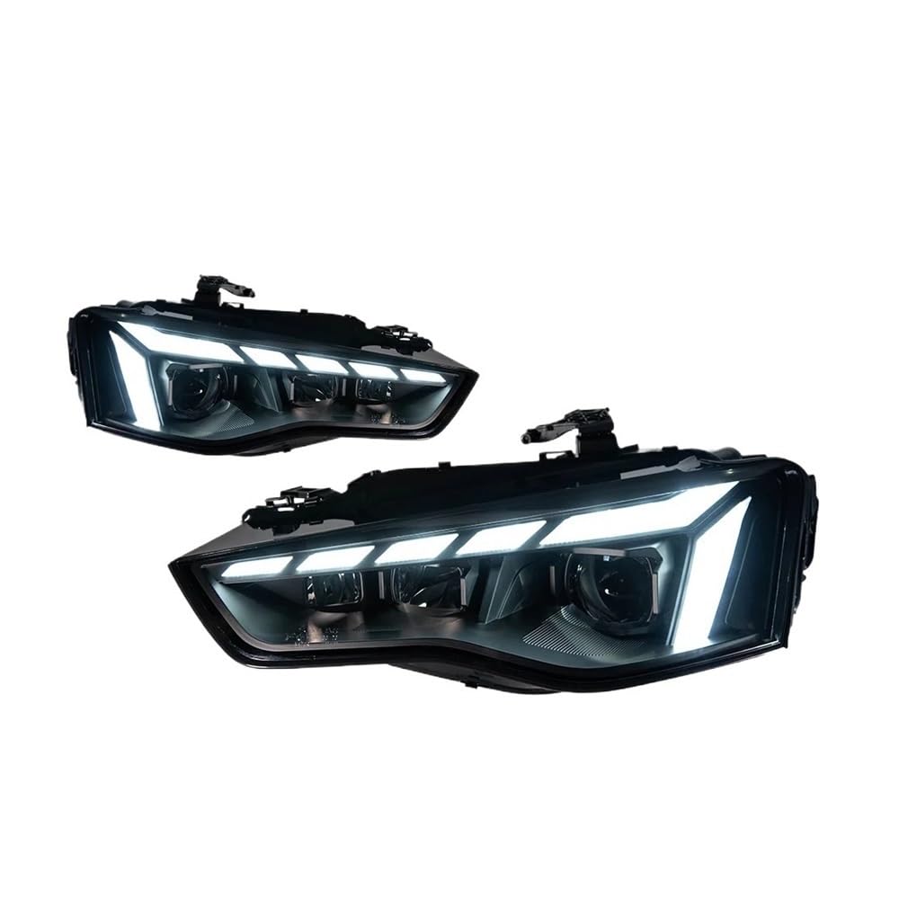 OZCCH Autolichter kompatibel for Audi A5 2008–2016 S5 Autoscheinwerfer-Montage-Upgrade RS5 Das neueste Design Signallampe LHD RHD Zubehör(For LHD) von OZCCH