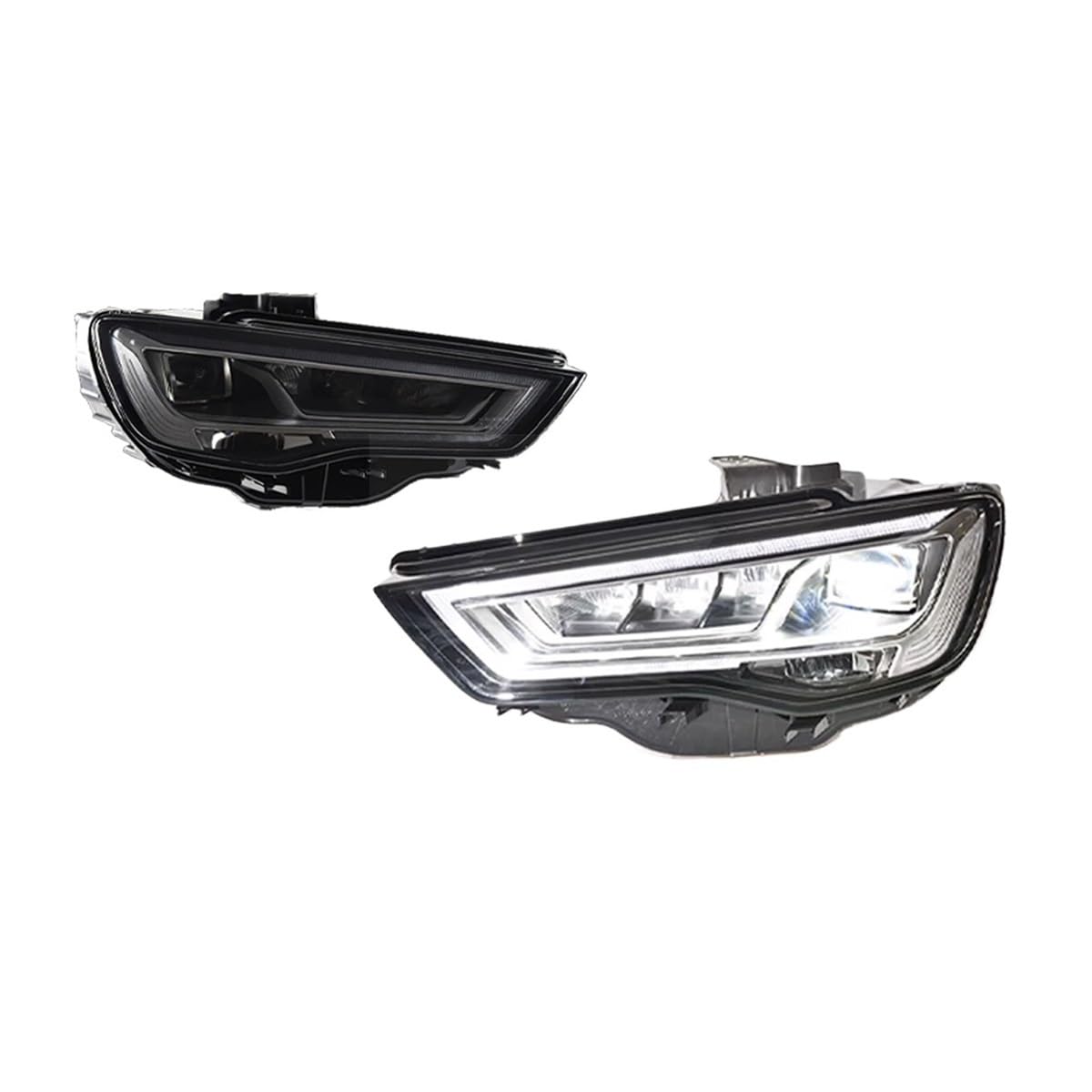 OZCCH Autoscheinwerfer Kompatibel for Audi A3 2014-2016 Autolampen Tagfahrlicht Dynamische Blinker Autozubehör(For Halogen) von OZCCH