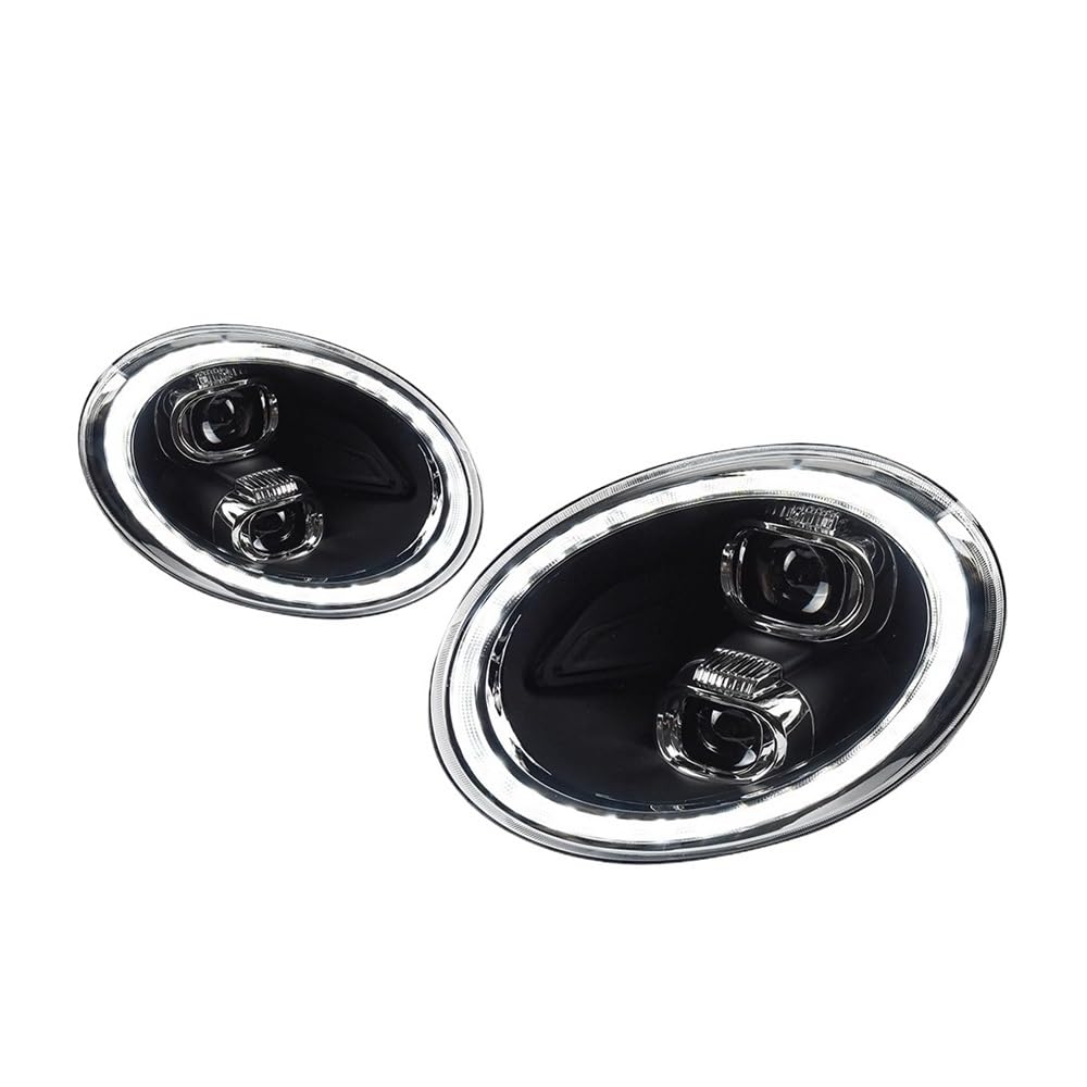 OZCCH Autoscheinwerfer Kompatibel for VW Beetle Scheinwerfer 2013-2019 Scheinwerfer Beetle DRL Blinker Fernlicht Alle Projektorlinsen(For Halogen,RHD) von OZCCH